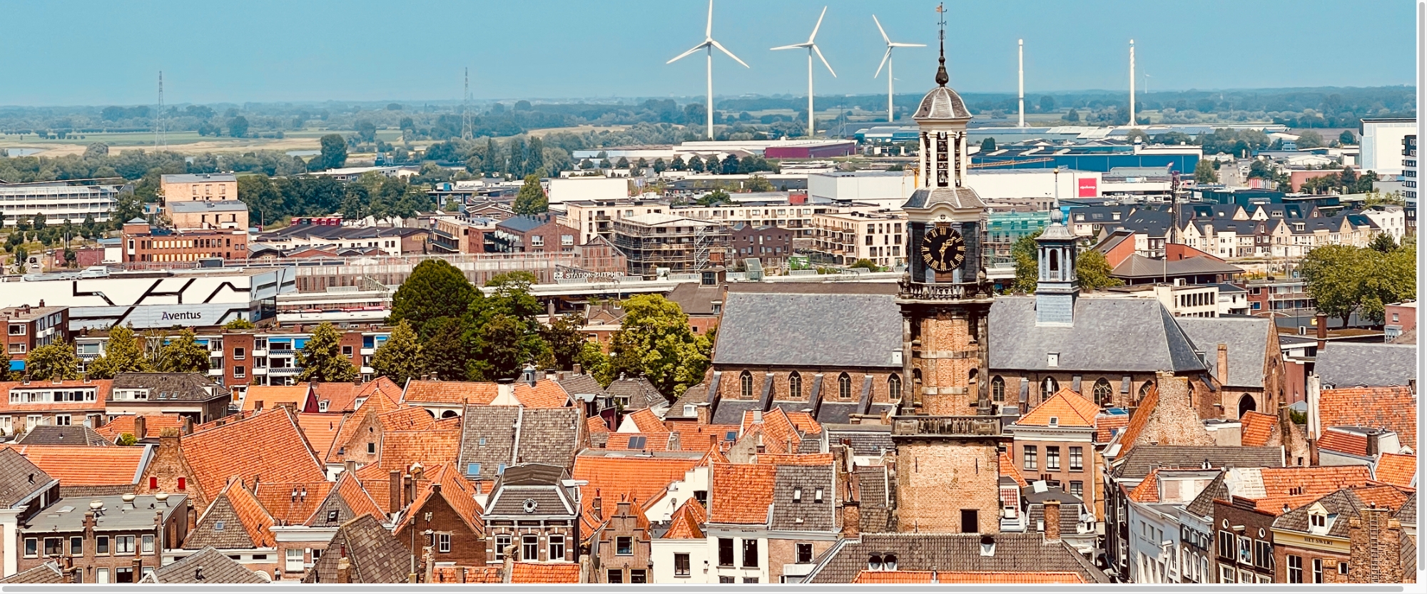 Historische binnenstad van Zutphen met karakteristieke architectuur en sfeervolle strate